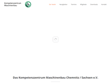 Tablet Screenshot of kmc-chemnitz.de